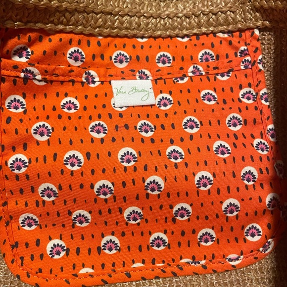 Vera Bradley NWOT Straw Tote Palm Tree Beach Bag - Picture 5 of 5